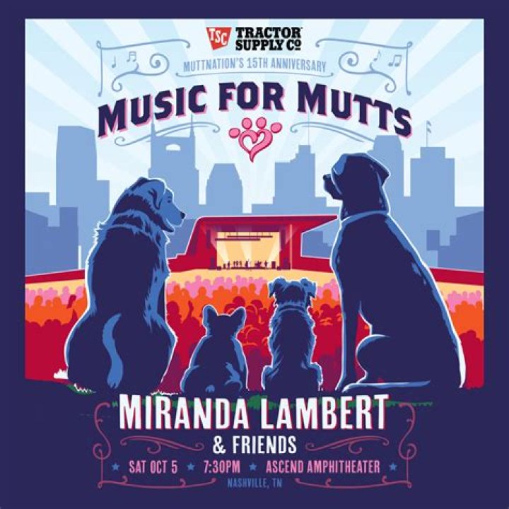 Miranda Lambert’s MuttNation & Tractor Supply Announce ‘Relief For Rescues’ Fundraiser