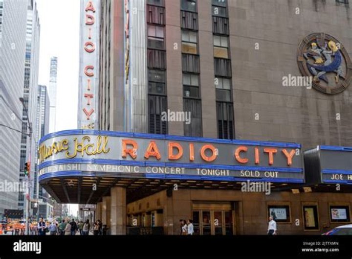 Radio City Music Hall Converted To Basketball Court